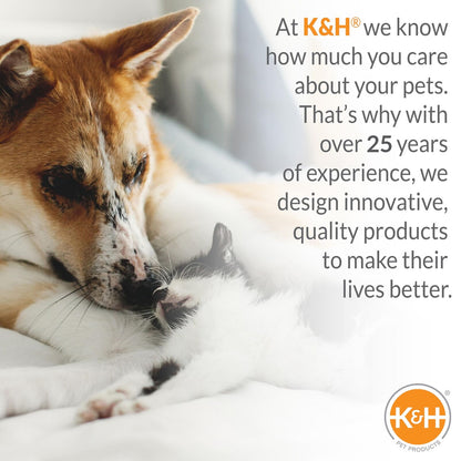 K&H Pet Products Heated Pet Bed Warmer Waterproof Pet Heating Pad